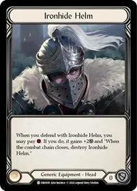 Ironhide Helm (Blitz Deck: Uprising - Dromai) — Flesh & Blood TCG Card Value
