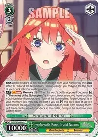 Irreplaceable Bond Itsuki Nakano (The Quintessential Quintuplets 2)