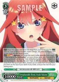 Irreplaceable Bond Itsuki Nakano SR (The Quintessential Quintuplets 2)