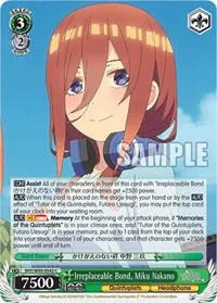 Irreplaceable Bond Miku Nakano (The Quintessential Quintuplets 2)