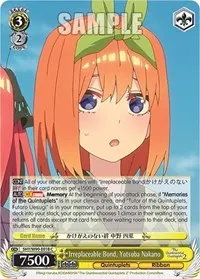 Irreplaceable Bond Yotsuba Nakano (The Quintessential Quintuplets 2)