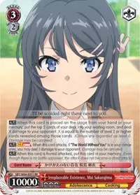 Irreplaceable Existence Mai Sakurajima (Rascal Does Not Dream of Bunny Girl Senpai)