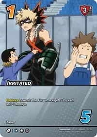 Irritated XR (UniVersus: My Hero Academia: Jet Burn)
