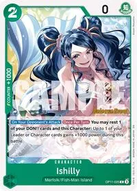 Ishilly (A Fist of Divine Speed Release Event Cards) — One Piece Card Game Card Value