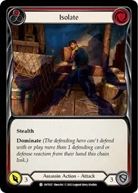 Isolate Red (Outsiders) — Flesh & Blood TCG Card Value