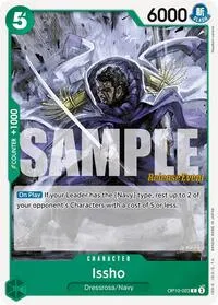Issho (Royal Blood Release Event Cards) — One Piece Card Game Card Value