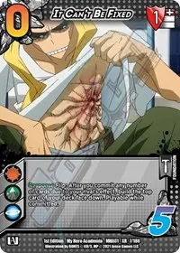 It Cant Be Fixed XR (UniVersus: My Hero Academia)