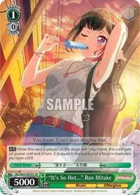 Its So Hot Ran Mitake SR (BanG Dream! Girls Band Party! Vol.2)