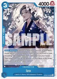 Izo (Emperors in the New World: 2nd Anniversary Tournament Cards) — One Piece Card Game Card Value