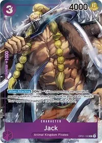 Jack Parallel (Romance Dawn) — One Piece Card Game Card Value