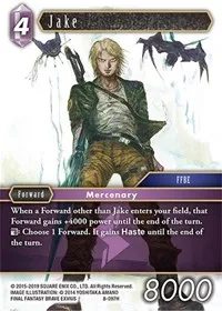 Jake (Opus VIII) — Final Fantasy TCG Card Value