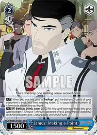 James Making a Point (RWBY Premium Booster)