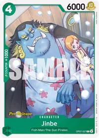 Jinbe 027 (500 Years in the Future Pre-Release Cards) — One Piece Card Game Card Value