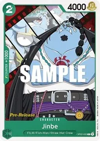 Jinbe (Paramount War Pre-Release Cards) — One Piece Card Game Card Value