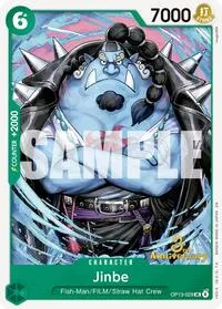 Jinbe (Carrying On His Will: 3rd Anniversary Tournament Cards) — One Piece Card Game Card Value