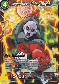 Jiren Devastating Might (Cross Spirits Pre-Release Cards)