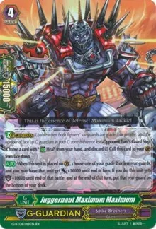 Juggernaut Maximum Maximum (G-BT09: Divine Dragon Caper) — Cardfight Vanguard Card Value