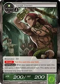 Jungle Hunter (Starter Deck: Magic Circle of the Hurricane) — Force of Will Card Value