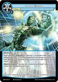 Justice Barrier (A New World Emerges)