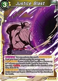 Justice Blast (Universal Onslaught) — Dragon Ball Super CCG Card Value