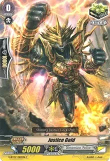 Justice Gold (G-BT07: Glorious Bravery of Radiant Sword)