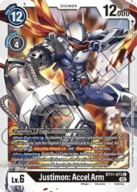 Justimon Accel Arm (Dimensional Phase)