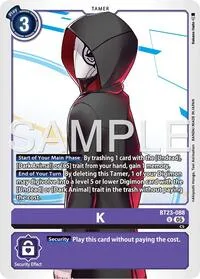 K (Hackers' Slumber) — Digimon Card Game Card Value
