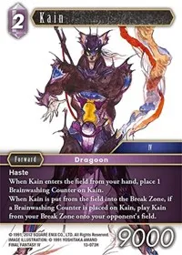 Kain (Opus XIII: Crystal Radiance) — Final Fantasy TCG Card Value