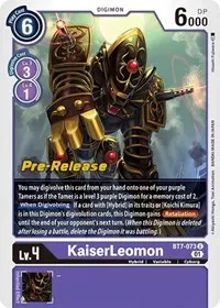 KaiserLeomon (Next Adventure Pre-Release Cards)