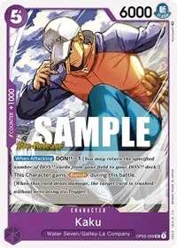 Kaku (Pillars of Strength Pre-Release Cards) — One Piece Card Game Card Value