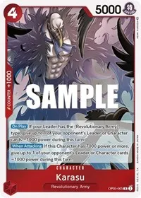 Karasu (Awakening of the New Era) — One Piece Card Game Card Value