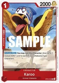 Karoo (Kingdoms of Intrigue) — One Piece Card Game Card Value