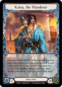 Katsu the Wanderer HER003 (Flesh and Blood: Promo Cards)