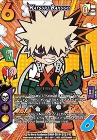 Katsuki Bakugo (UniVersus: My Hero Academia: League of Villains DLC Pack) — UniVersus Card Value