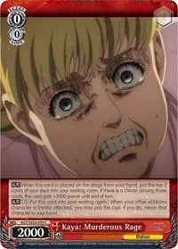 Kaya Murderous Rage (Attack On Titan: Final Season)