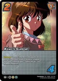 Keikos Support (Yu Yu Hakusho: Dark Tournament)