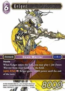 Kelger (Opus III) — Final Fantasy TCG Card Value