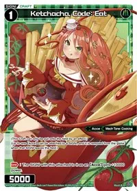 Ketchacha Code Eat Servant ZERO Parallel Foil (Conflated Diva) — WIXOSS Card Value