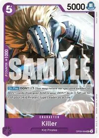 Killer (Emperors in the New World) — One Piece Card Game Card Value