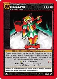 Killer Clown (Cryptid Nation: First Edition) — MetaZoo Card Value