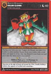 Killer Clown (Cryptid Nation: Second Edition)