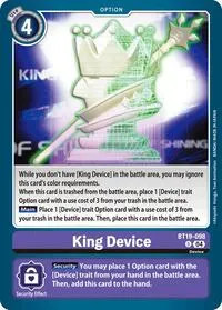 King Device (Release Special Booster 2.5) — Digimon Card Game Card Value