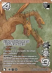 King Ghidorah Unleashed Alternate Art (Godzilla: Reign of Kaiju)