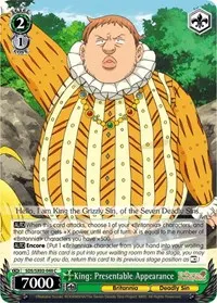 King Presentable Appearance (The Seven Deadly Sins)
