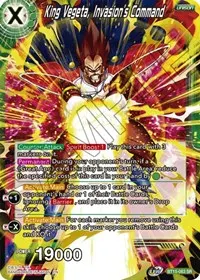 King Vegeta Invasions Command (Saiyan Showdown)