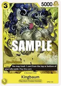 Kingbaum (Pillars of Strength Pre-Release Cards)