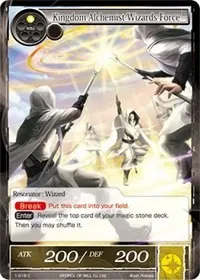Kingdom Alchemist Wizards Force (Starter Deck: Knights of the Round Table)
