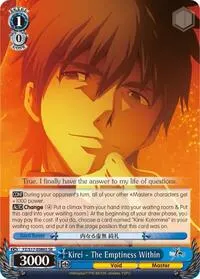 Kirei The Emptiness Within SR (Fate/Zero)