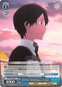 Kirito Seeking a Lead (Sword Art Online The Movie: -Ordinal Scale-)