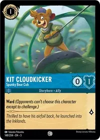 Kit Cloudkicker Spunky Bear Cub (Into the Inklands)